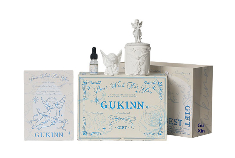 French Baroque Angel Aesthetic Candle Set