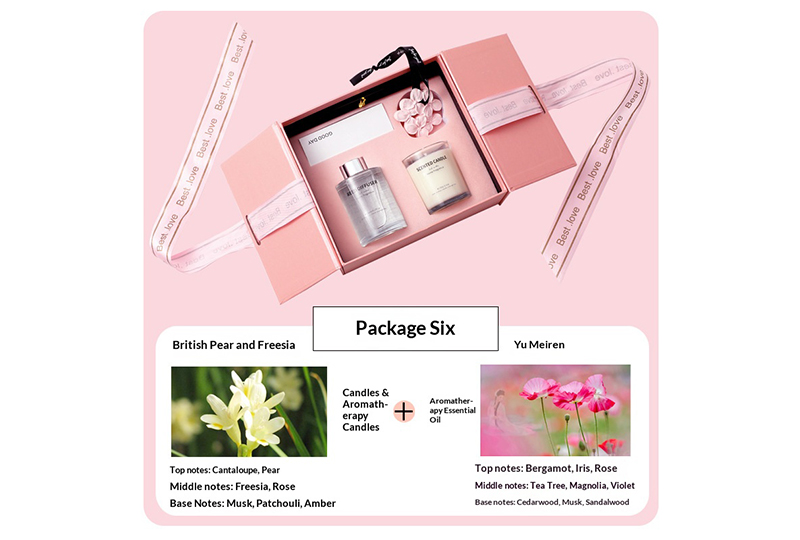 Blush Pink Double-Door Candle & Diffuser Candle Set