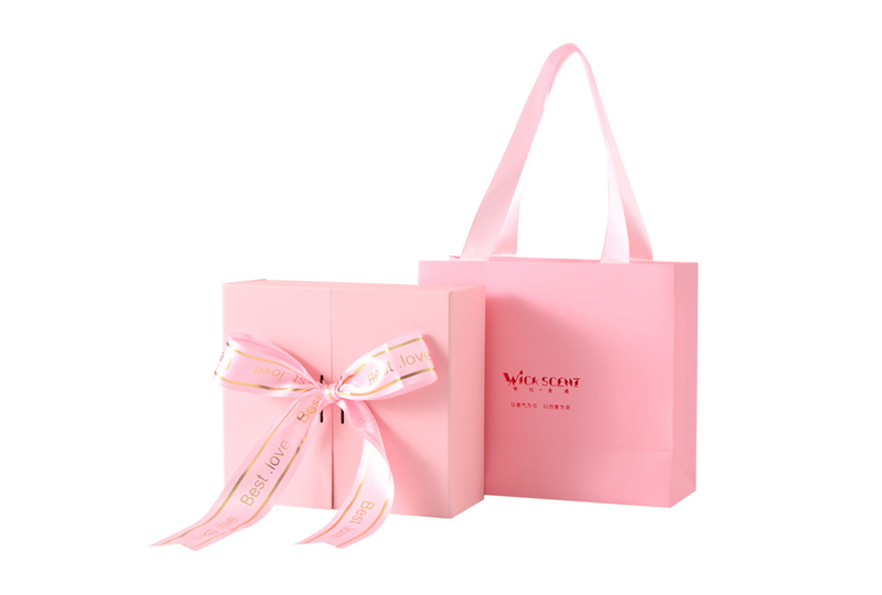 Blush Pink Double-Door Candle & Diffuser Candle Set