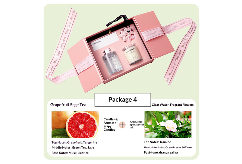 Blush Pink Double-Door Candle & Diffuser Candle Set