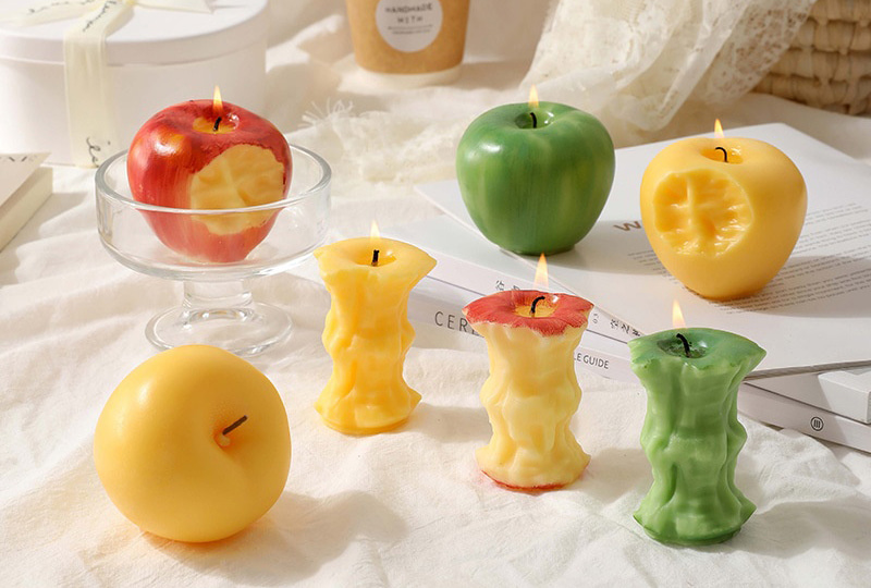 Realistic Fruit-Shaped Festival Series Handmade Candle