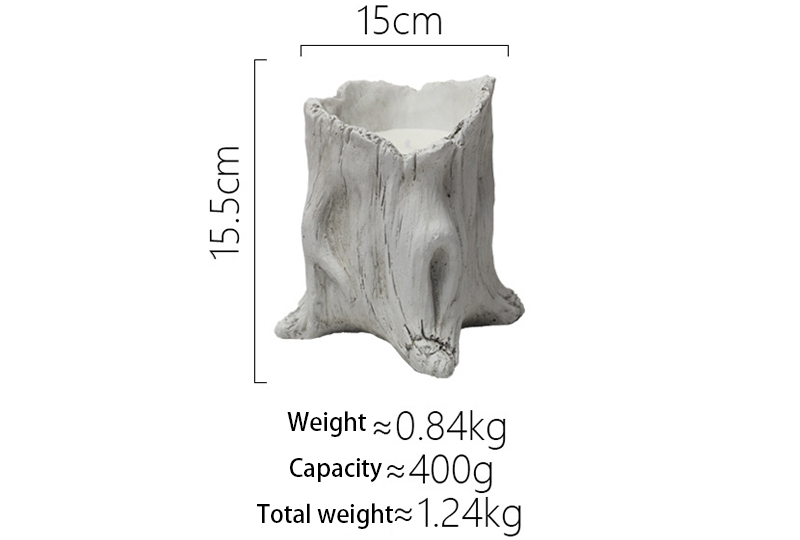Organic Driftwood Resin Tealight Candle Holder